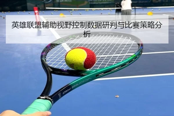 英雄联盟辅助视野控制数据研判与比赛策略分析